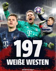  诺伊尔复出即创德甲零封纪录  